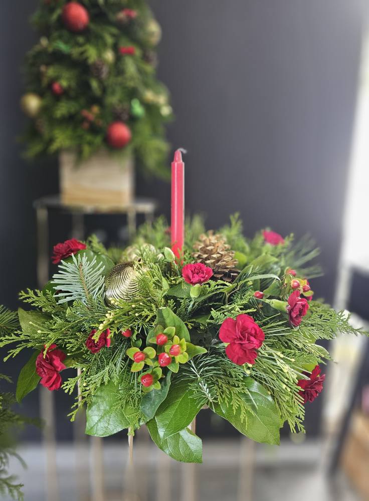 CENTRO DE MESA NAVIDEÑO
