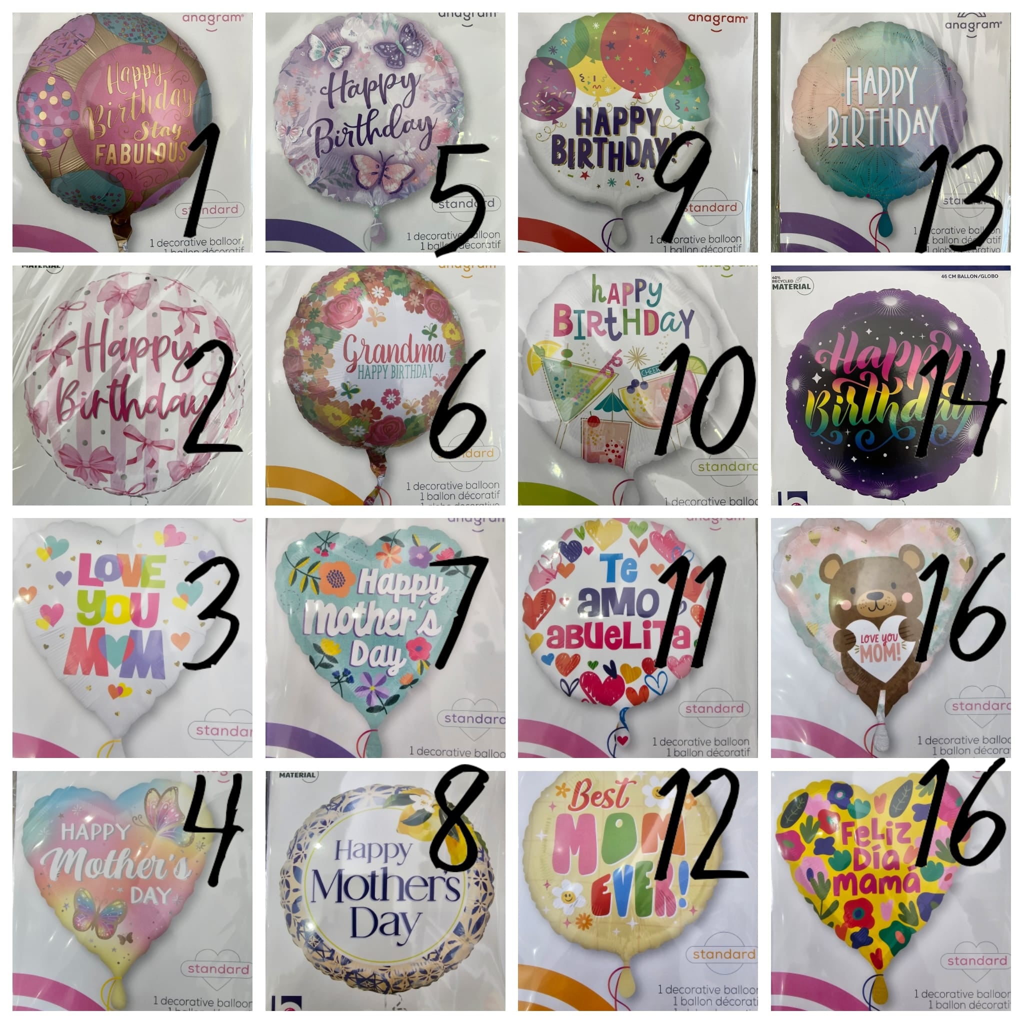 GLOBO CON HELIO 18"